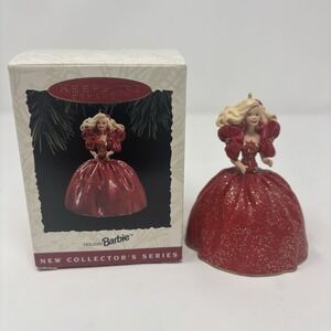Hallmark Keepsake Ornament Holiday Barbie #1 (1993) Collector's Series